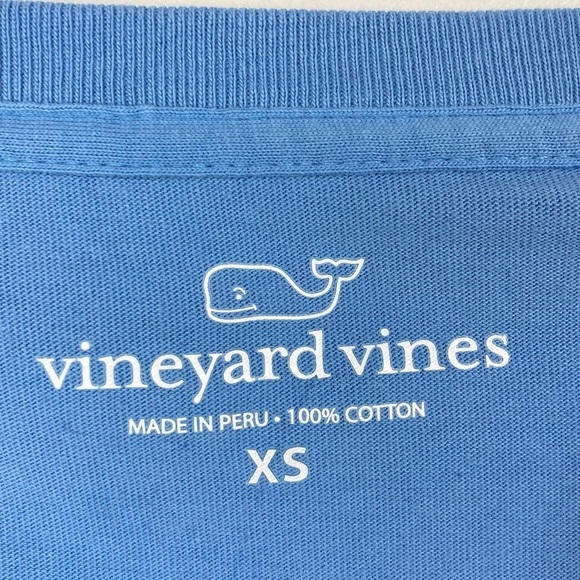 VINEYARD VINES Whale Logo Pocket Tee Shirt, Blue - Picture 7 of 10